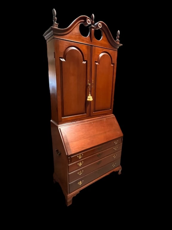 Bench Made Mahogany Chippendale Secretary (1 of 7)