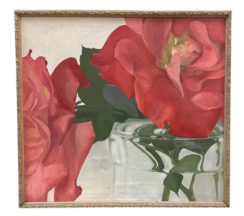 Still Life with Roses, Oil on Canvas (1 of 6)