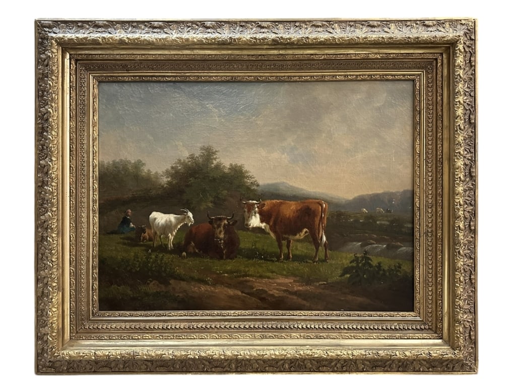 Pastoral Landscape with Cows and Goats (1 of 5)