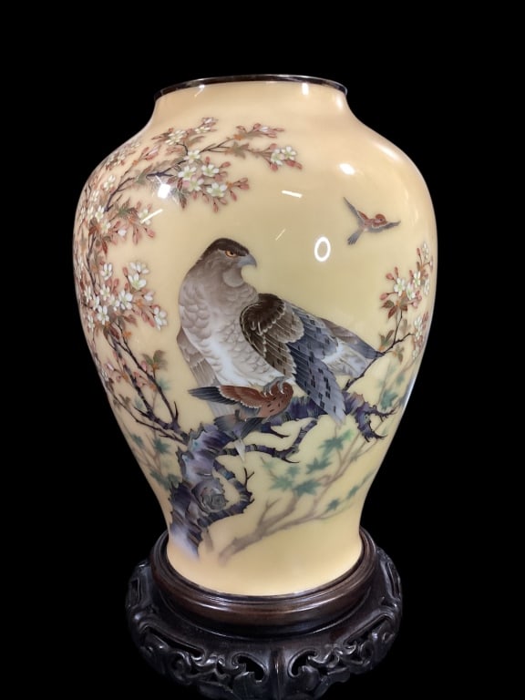Asian Cloisonne Vase (1 of 6)