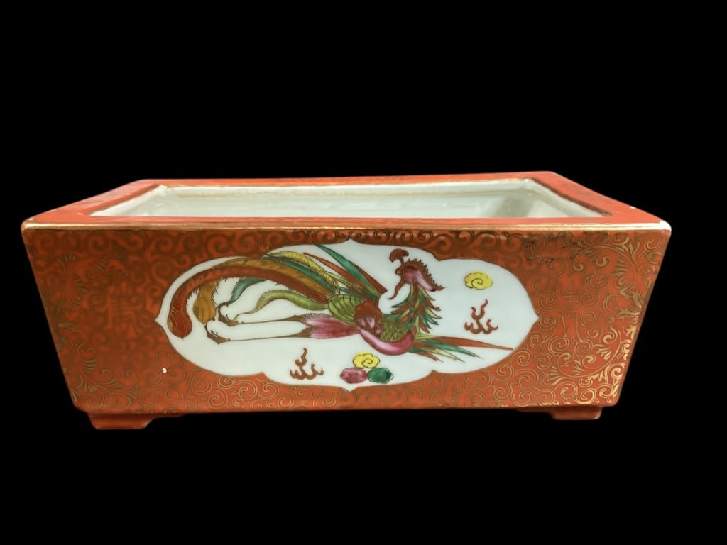 Asian Porcelain Bulb Planter (1 of 5)