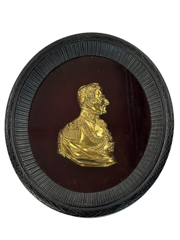 Duke of Wellington Gilt Bronze Relief Portrait (1 of 3)