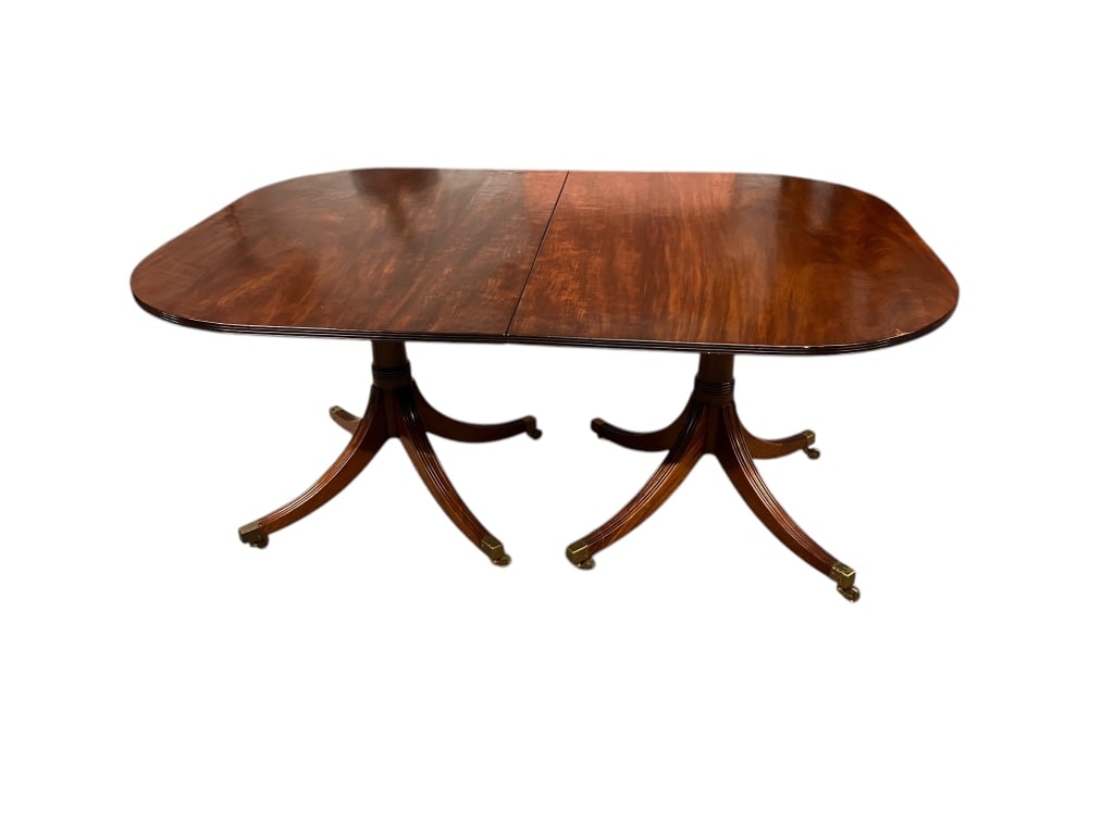 Centennial Pedestal Base Mahogany Dining Table (1 of 3)