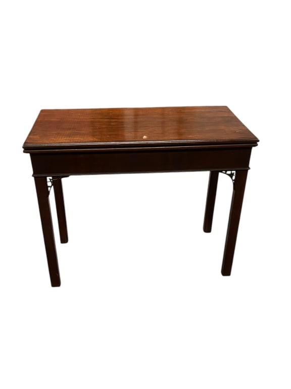 Chinese Chippendale Games Table (1 of 4)