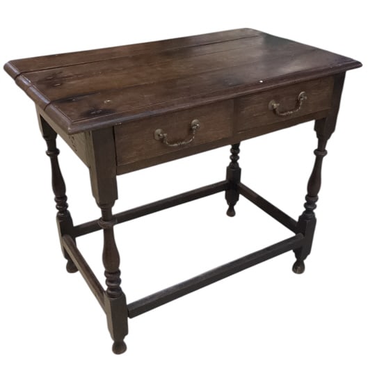 British Stretcher Base Tea Table (1 of 5)