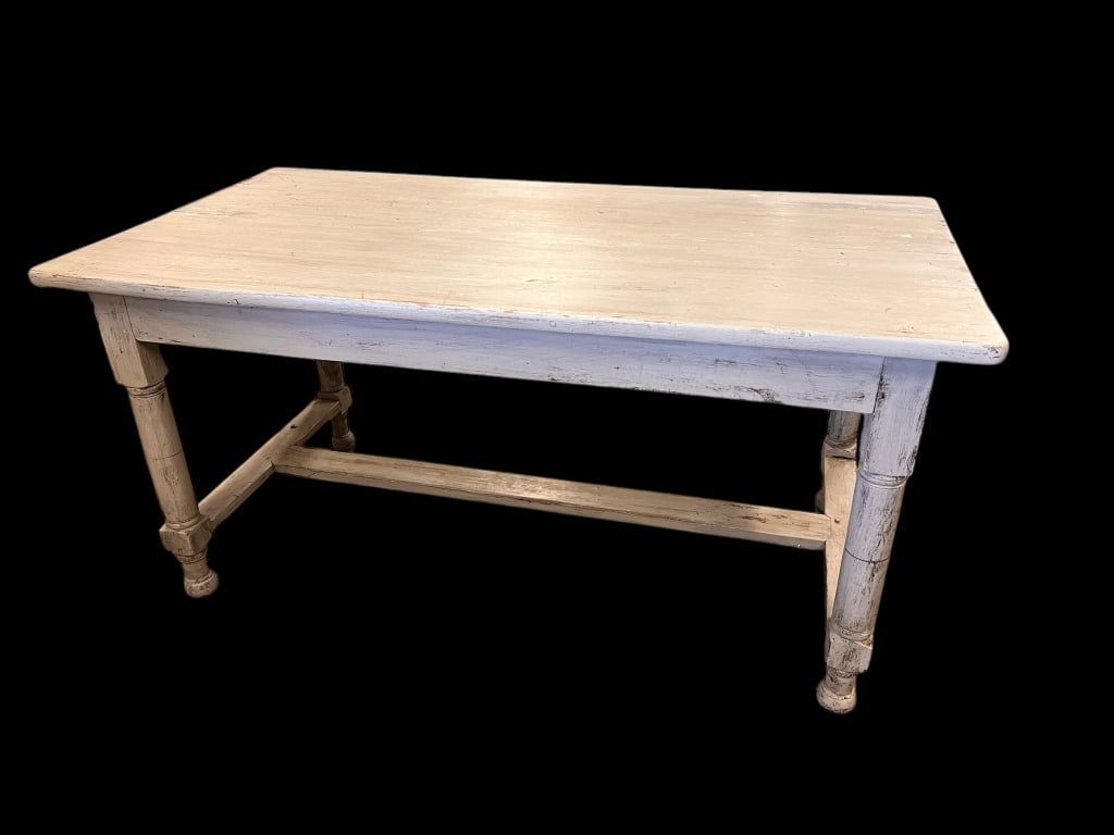 French Trestle Base Farm Table (1 of 3)