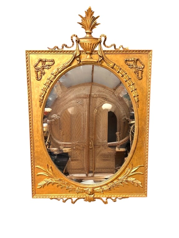 French Gilded Louis XVI Mirror (1 of 4)