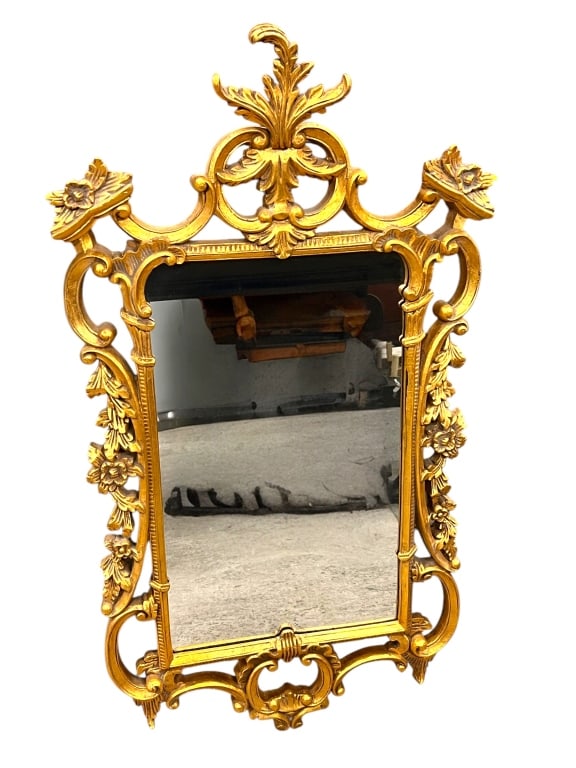 Italian Rococo Style Gilt Mirror (1 of 4)