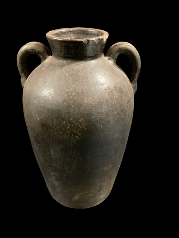 Early Five Gallon Stoneware Churn Jar (1 of 6)