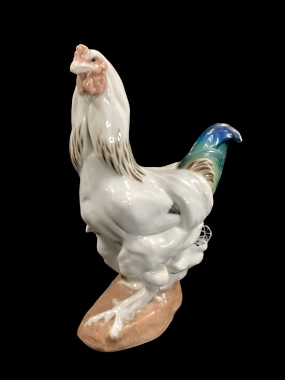 Meissen Figural of Rooster and Hen (1 of 6)