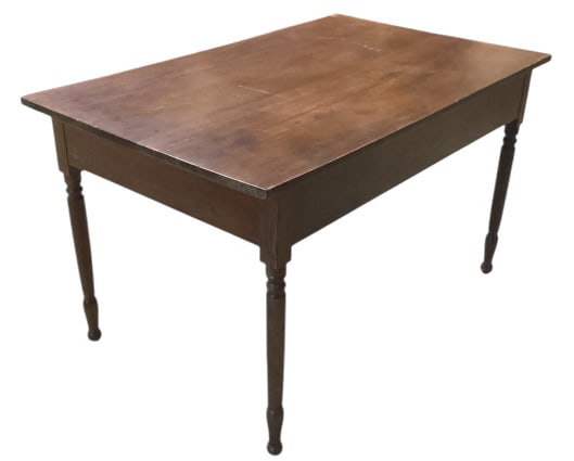 Country Farm Table: Size 28.5x48x30