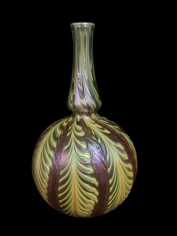 Charles Lotton Pulled Feather Vase (1 of 6)