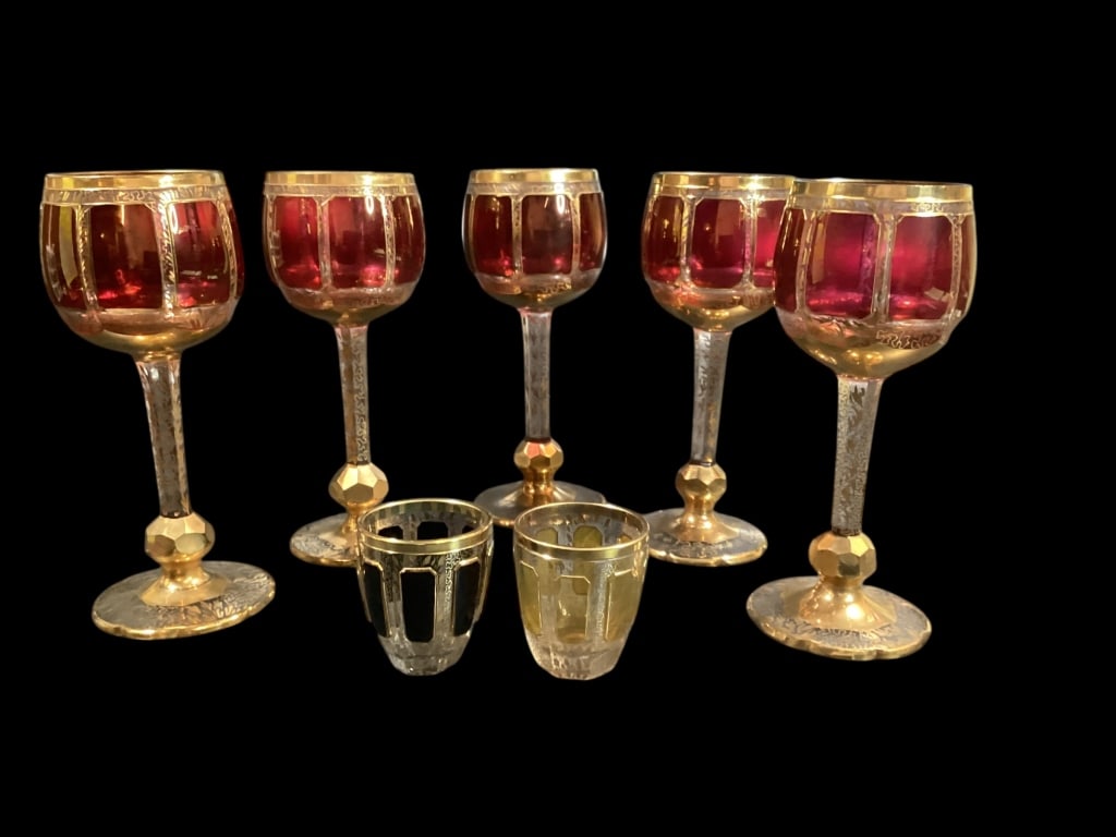 Bohemian Goblets (1 of 6)