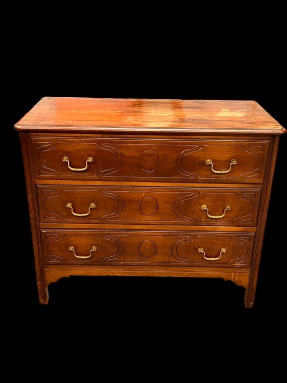 French Fruitwood Cottage Chest (1 of 4)