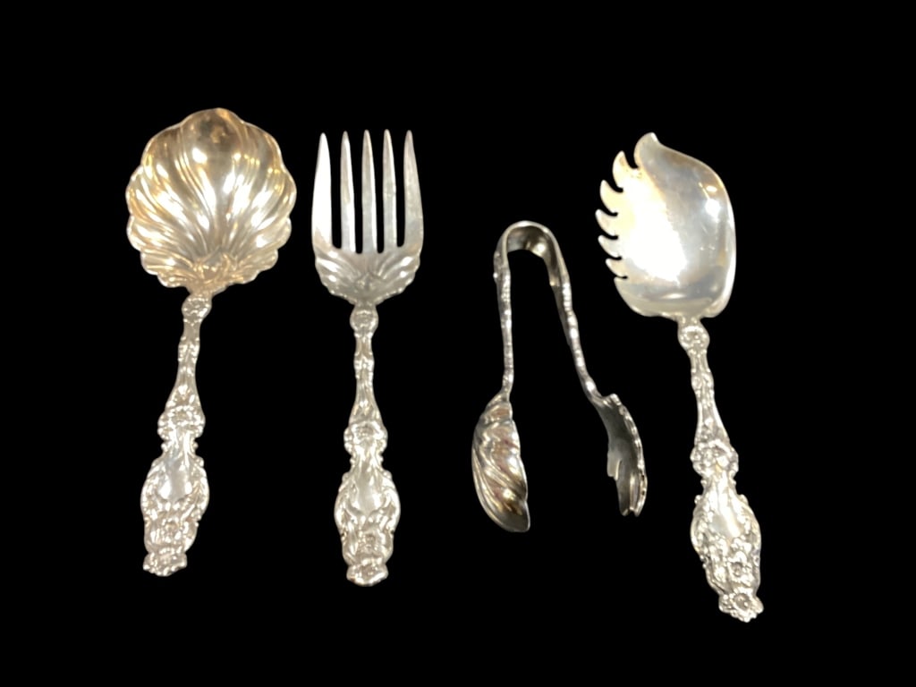 Four Sterling Serving Utensils (1 of 10)