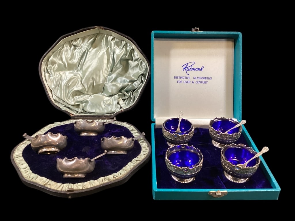 Two Boxed Sets Individual Salt Cellars (1 of 6)