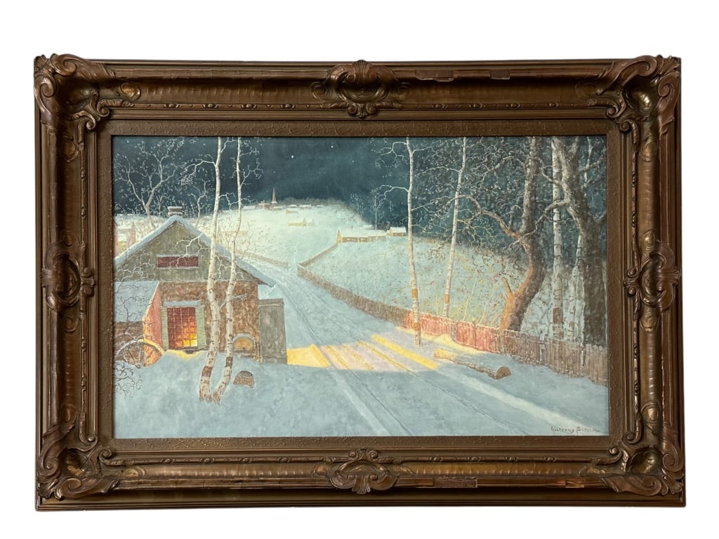 Winter Landscape at Night, Gulbrand Sether (1 of 6)