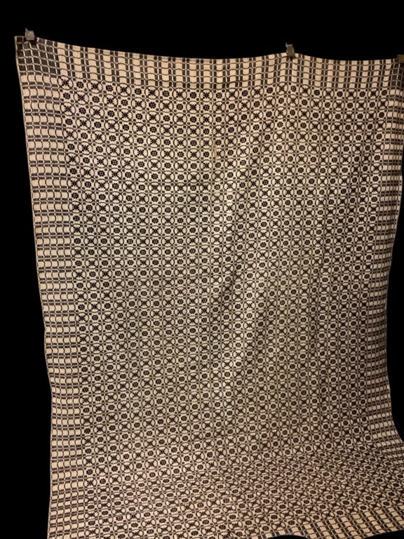 Early Blue and White Coverlet (1 of 5)