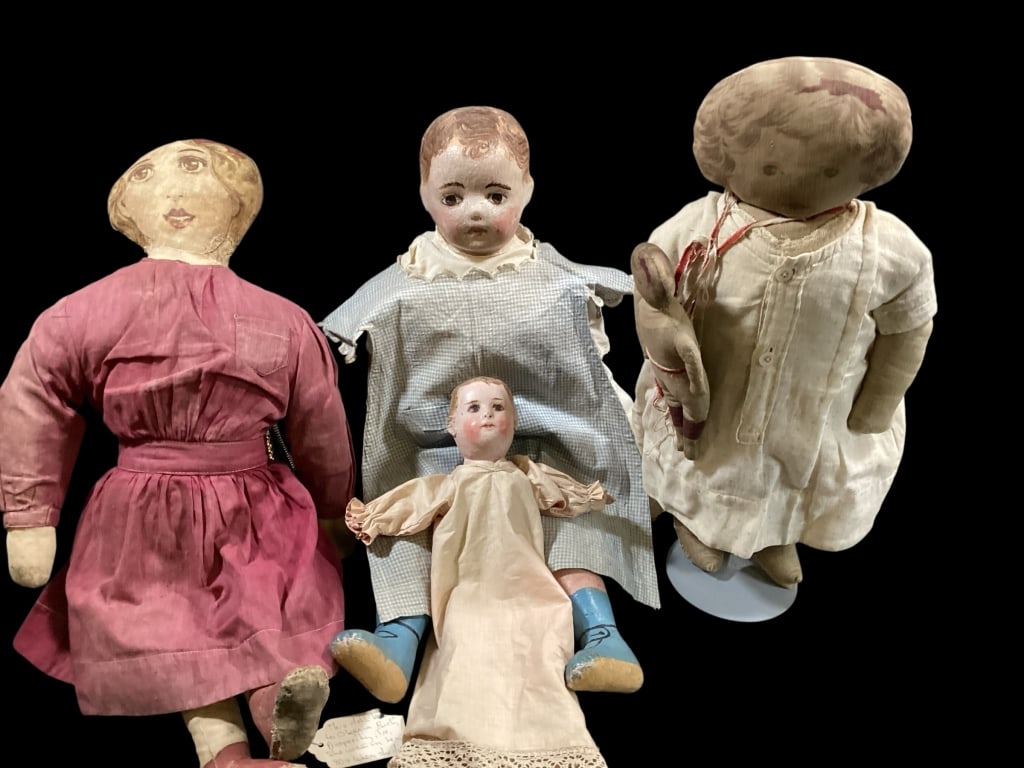 Leather and Cloth Sewn Dolls (1 of 8)