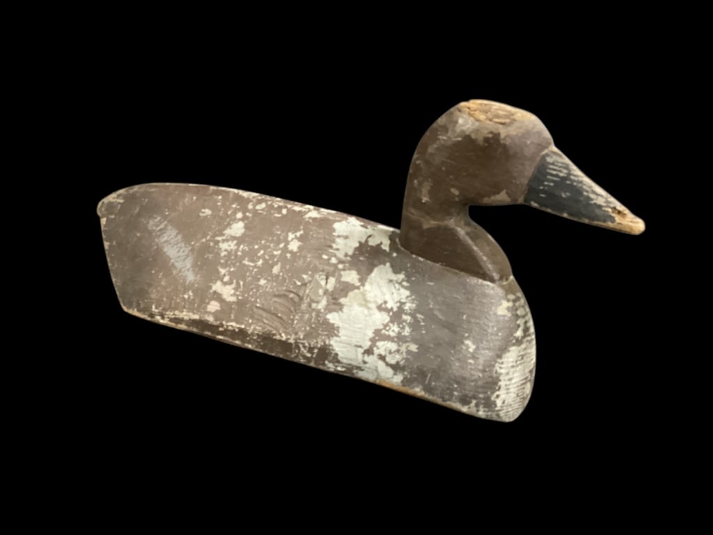 Primitive Made Wooden Decoy (1 of 4)