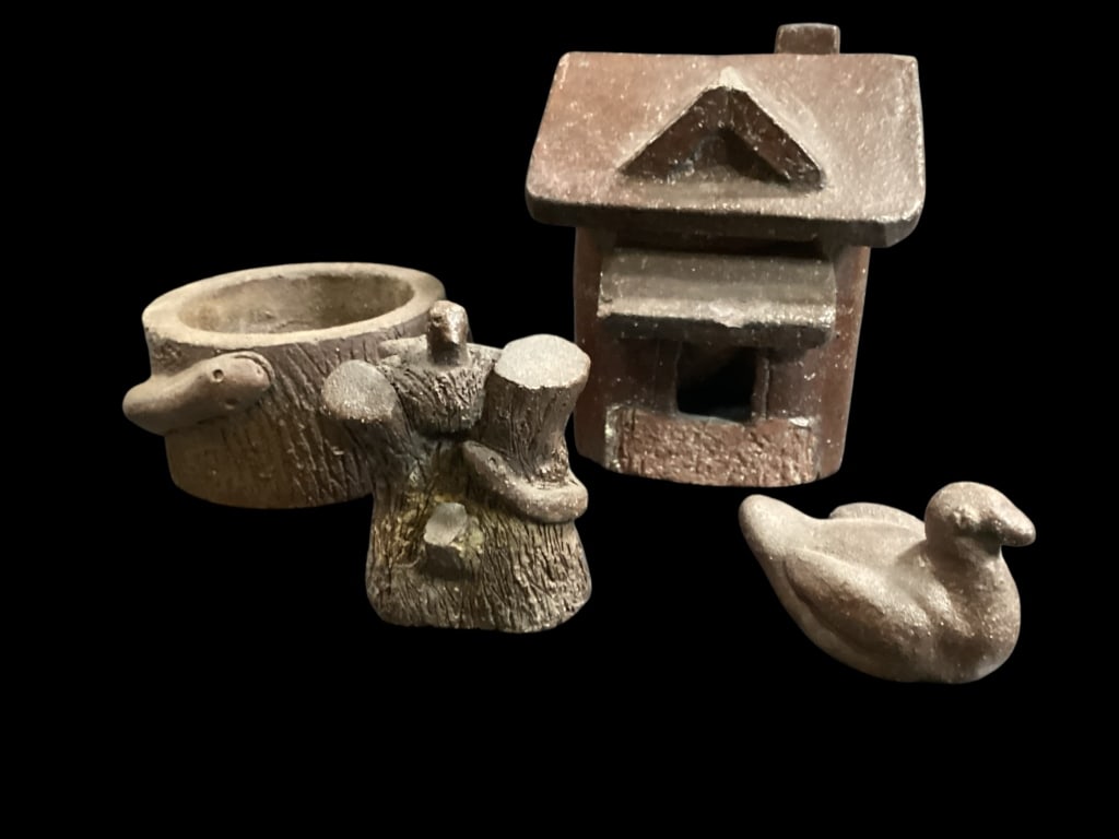 Four Pieces Sewer Tile Art (1 of 7)