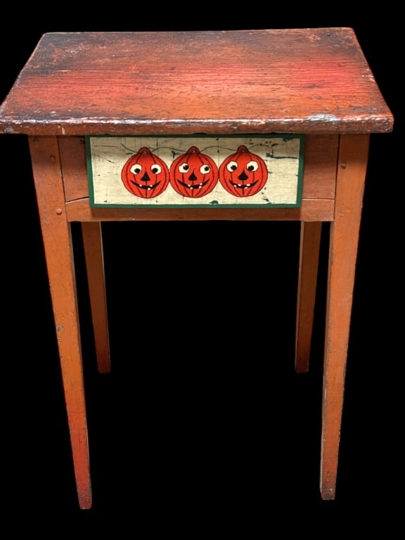 1 drawer Jack O Lantern  Table (1 of 4)