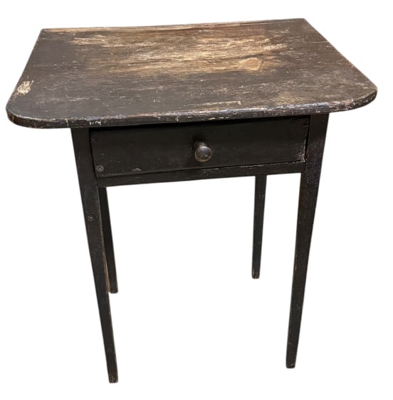 Ealry Heart Pine Stand In Original Paint (1 of 4)