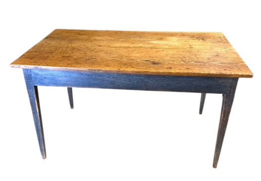 Yellow Pine 2 Board Top Farm Table (1 of 5)