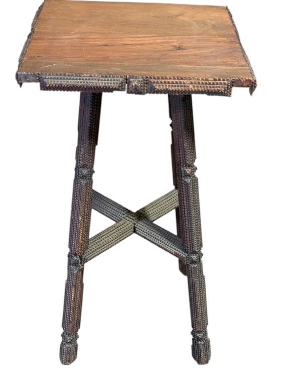 American Tramp Art Table (1 of 6)