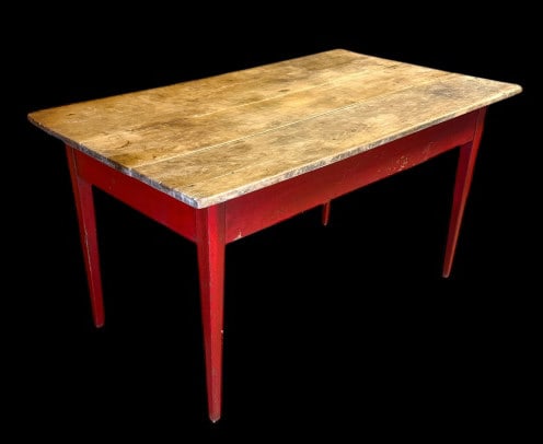 Farm Table W 3 Board Top (1 of 5)