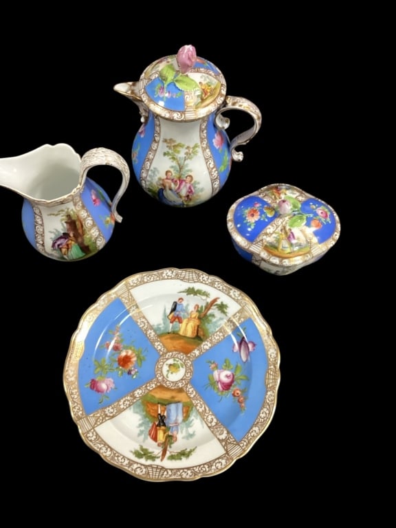 Dresden Porcelain Table Grouping (1 of 6)