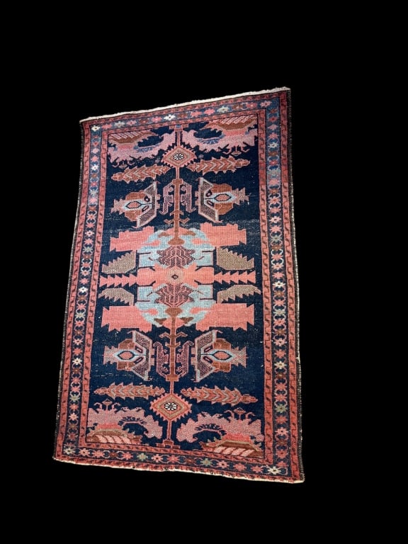 Antique Hand Knotted Turkish Throw Rug (1 of 3)