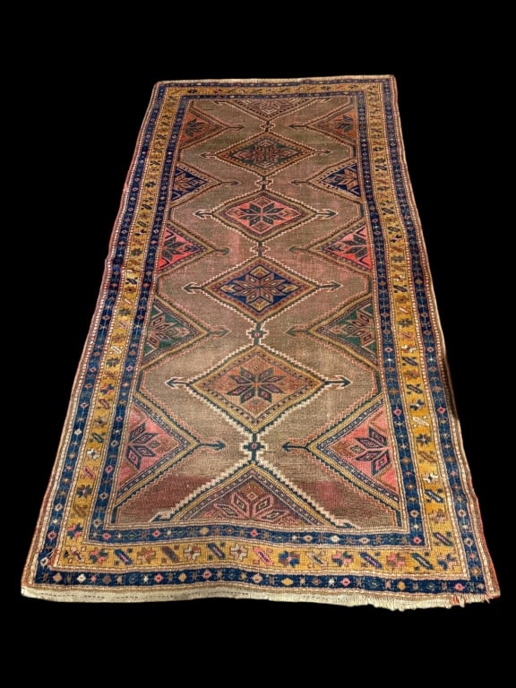 Antique Hand Knotted Runner (1 of 4)