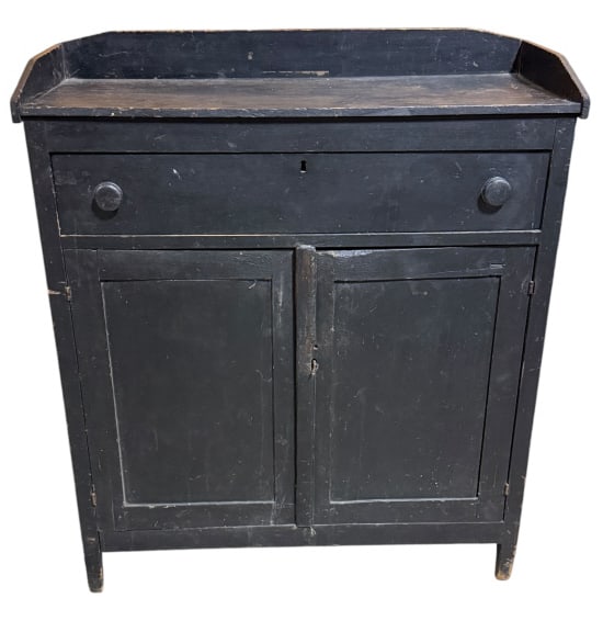 4 Tin Pie Safe In Original Black Paint (1 of 6)