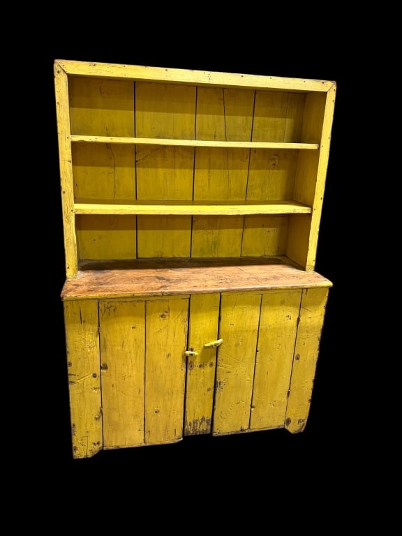 Step Back Cupboard in Mustard Paint (1 of 6)