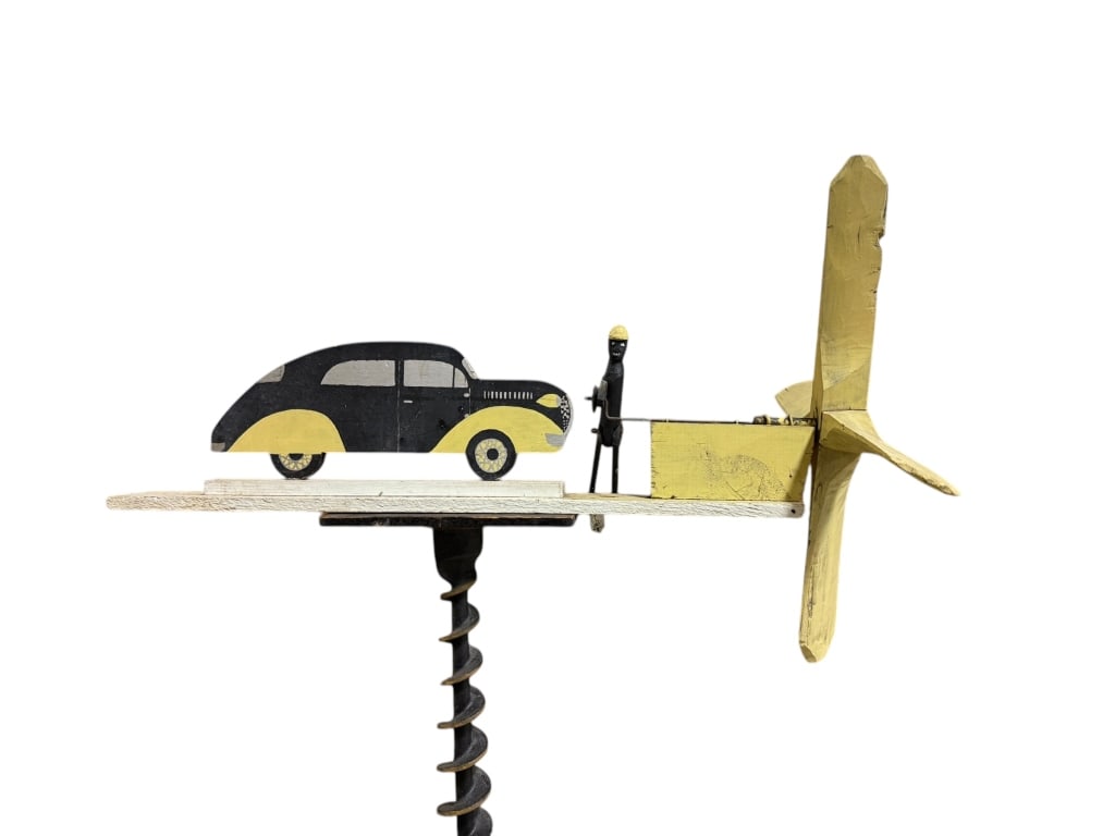 Whirly Gig on Folk Art Stand (1 of 4)