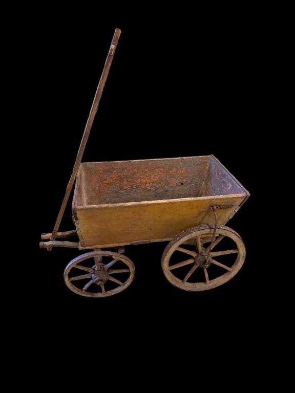 European Goat Cart in Original Paint (1 of 4)