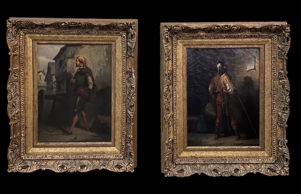 Two Paintings of Military Figures (1 of 7)