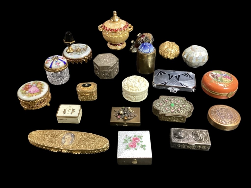 Collection of Trinket Boxes, (1 of 6)