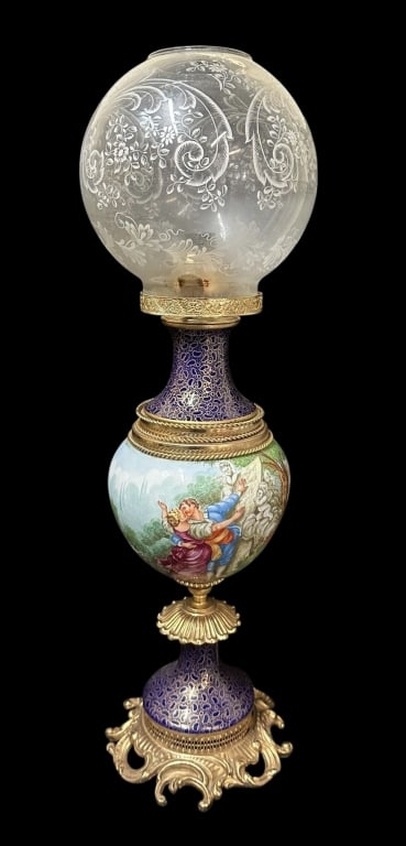 Sevres Style Banquet Lamp (1 of 8)