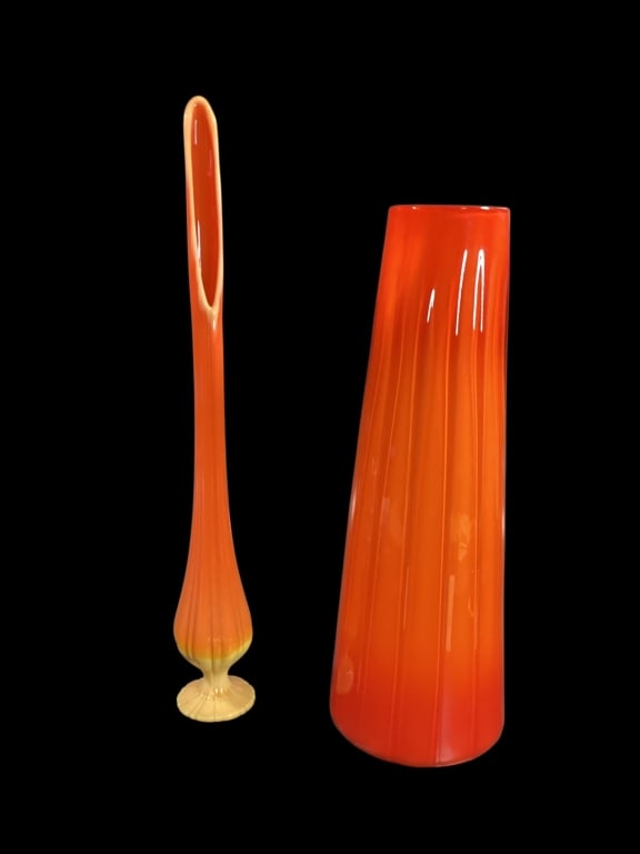 Blown Art Glass Vases (1 of 6)