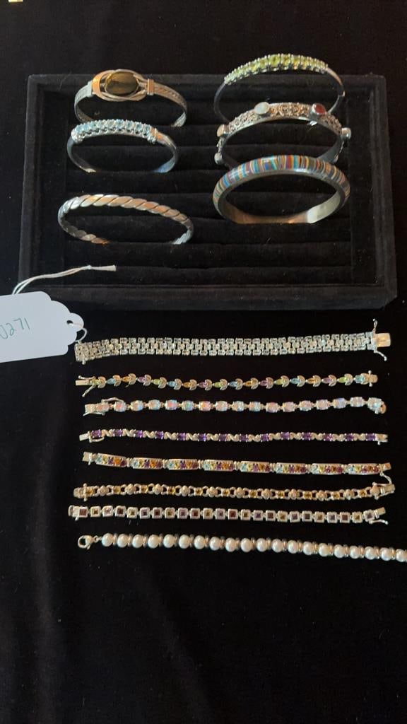 High quality 925 & semi precious bracelets (1 of 5)