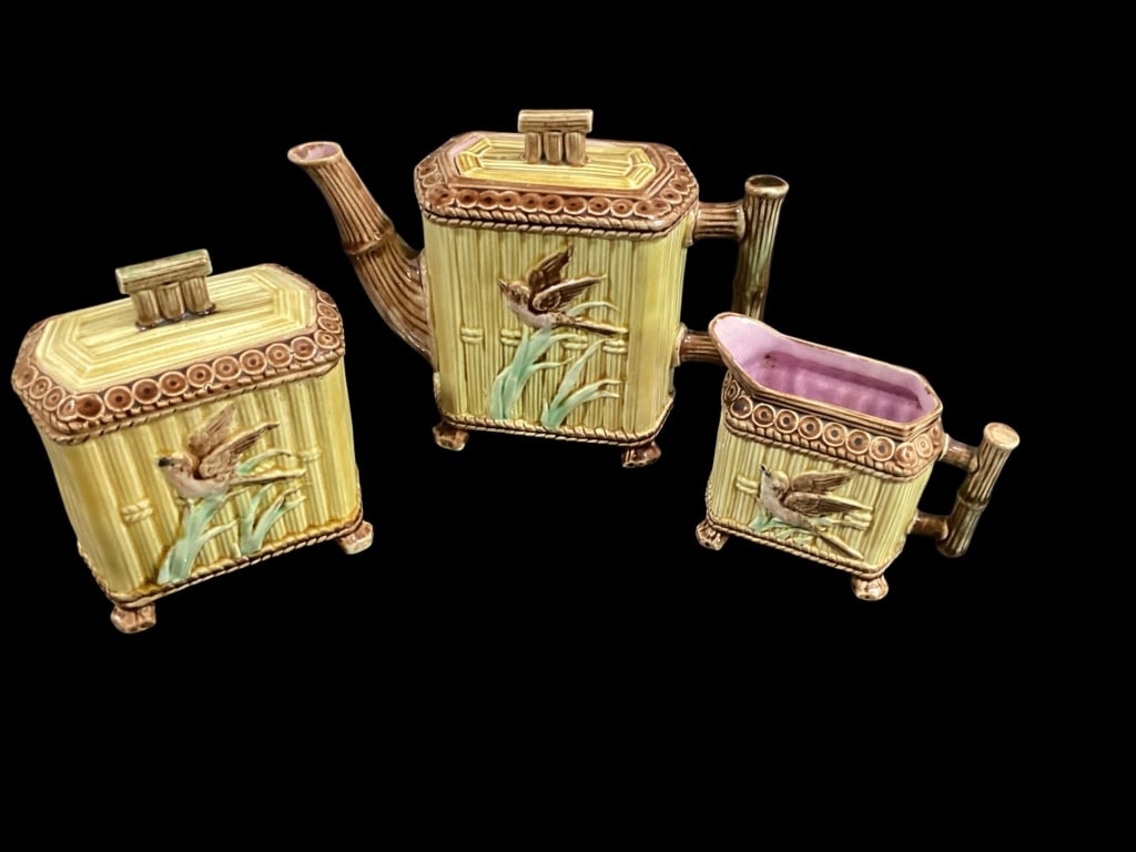 Thomas Forester Majolica Tea Set (1 of 6)