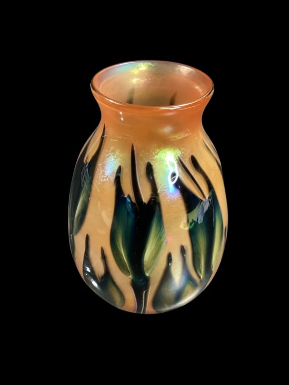 CharlesLotton Art Glass Vase (1 of 6)
