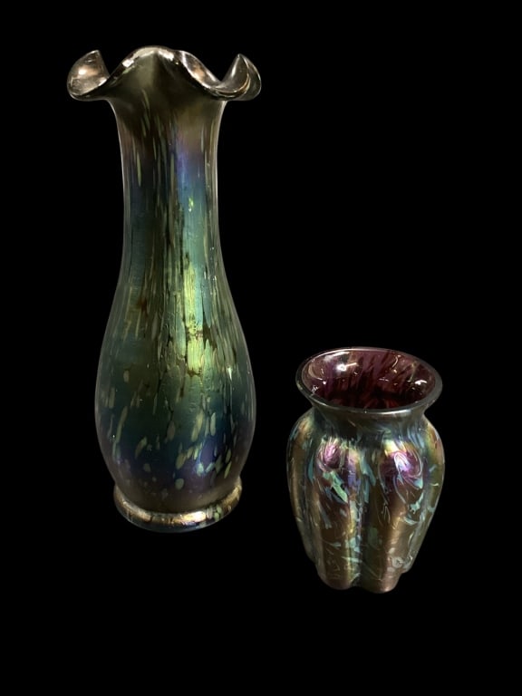 Two Loetz Art Glass Vases (1 of 7)