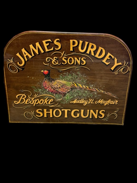 Vintage Hand Painted James Purdy & Sons Trade Sign (1 of 3)
