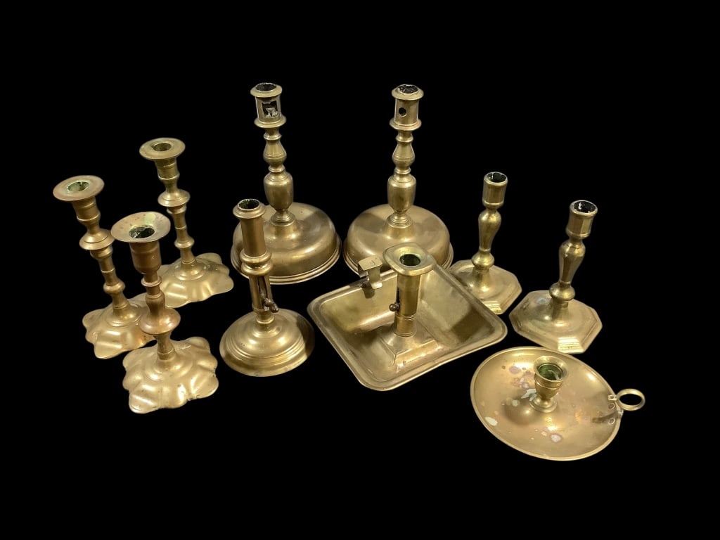 Ten Brass Candlesticks (1 of 7)