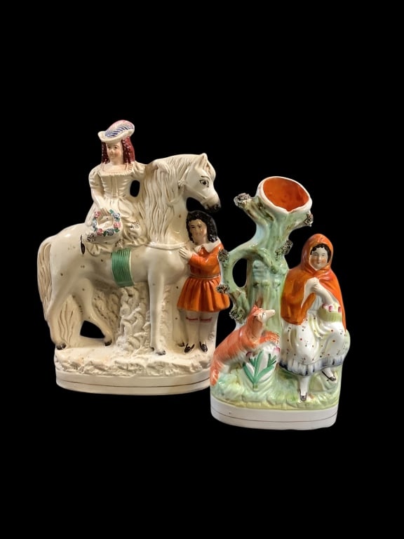 Two Staffordshire Figurals (1 of 7)