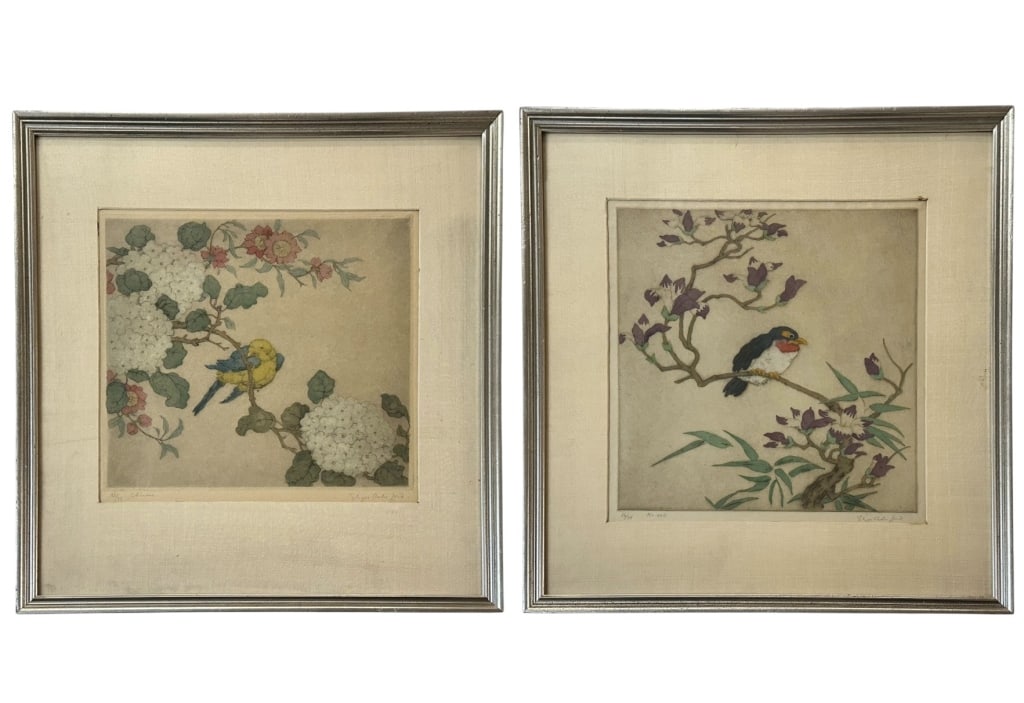 Two Framed Elyse Ashe Lord Etchings (1 of 8)