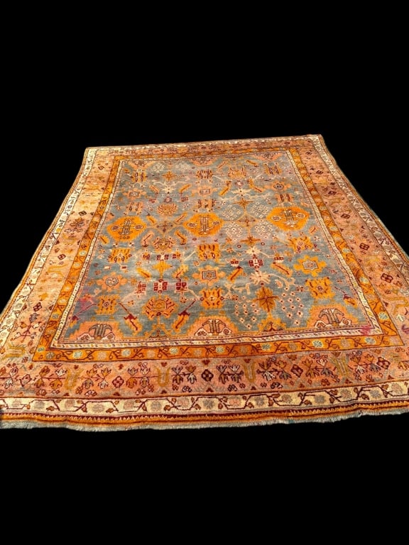 Semi-Antique Turkish Oushak Rug (1 of 4)